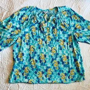 Crown & Ivy Peasant Blouse